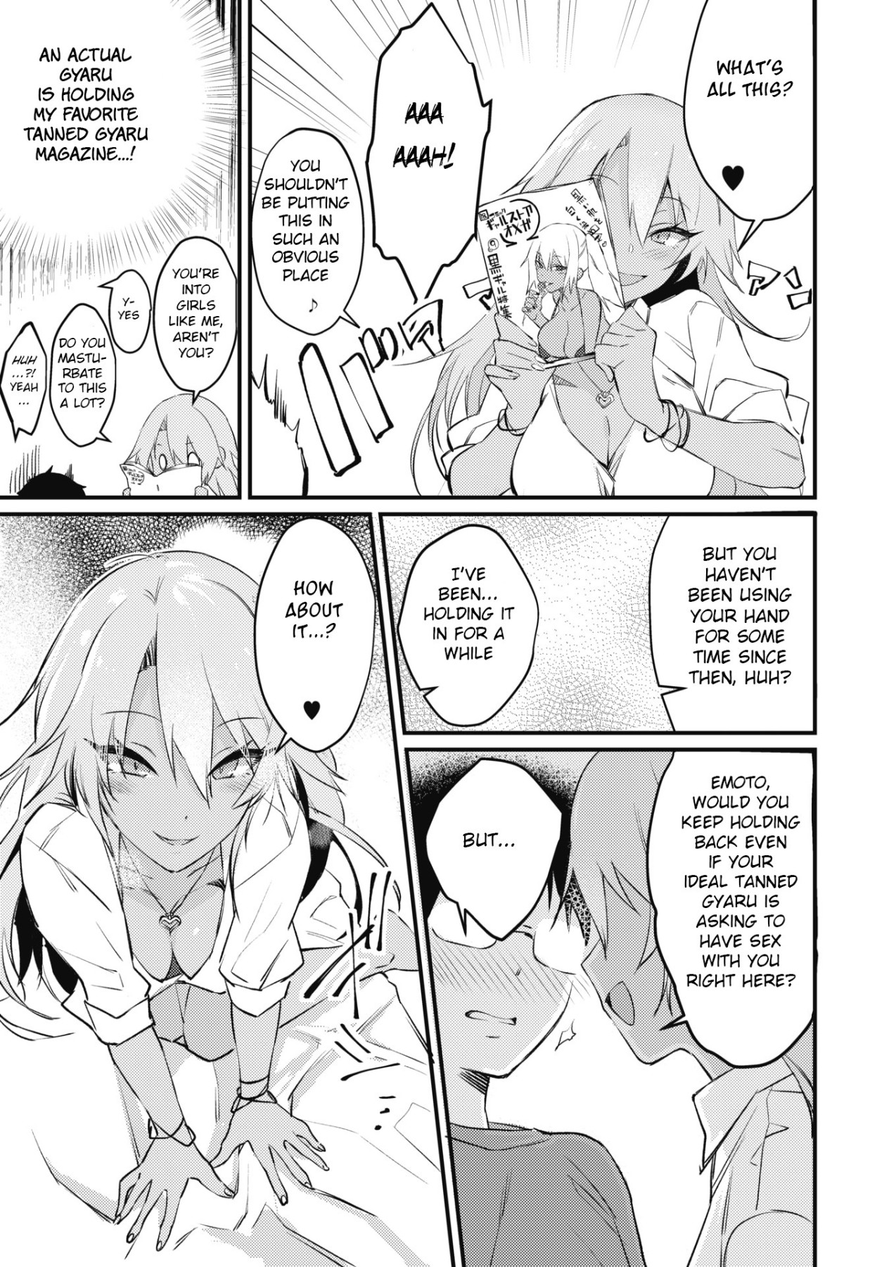 Hentai Manga Comic-This Dark Skinned Gal Is Really Nice To Otakus-Read-3